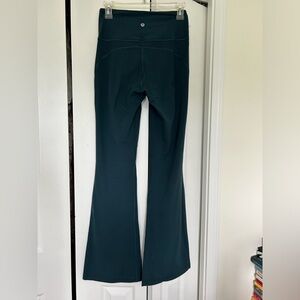 Lululemon Teal Groove Super-High-Rise Nulu Flared Pant